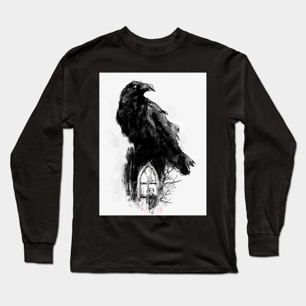 The Raven Long Sleeve T-Shirt by quadrin